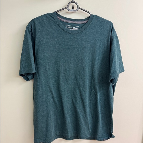 Eddie Bauer Men's Teal Short Sleeve Tee - Picture 1 of 3